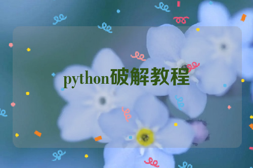 python破解教程